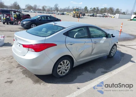 2012 Hyundai Elantra Gls из США, поврежденный, VIN 5NPDH4AE7CH139996